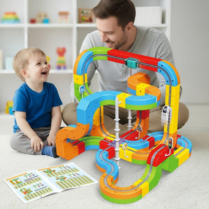 BuildiBlox™ STEM Learning Train Track Set