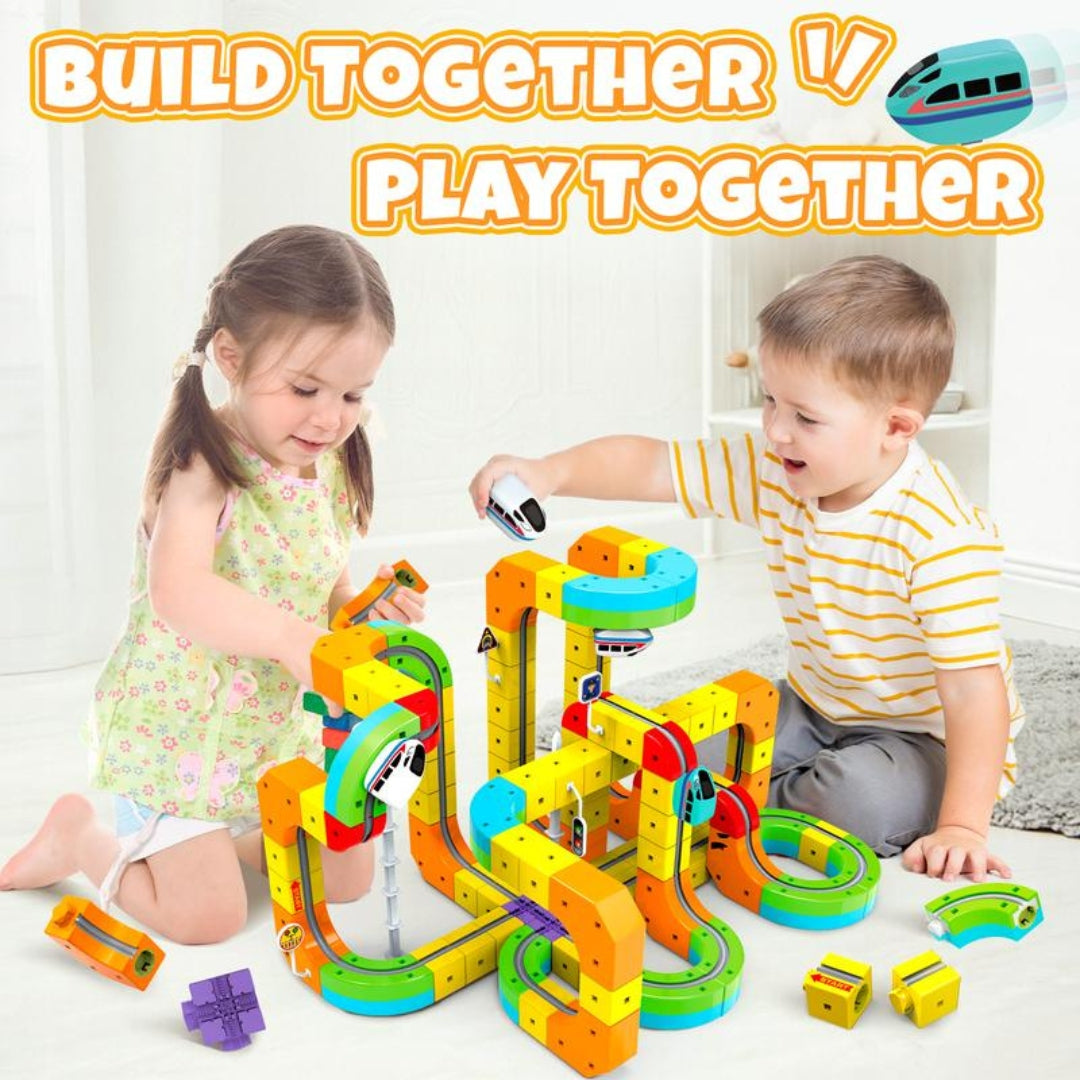 BuildiBlox™ STEM Learning Train Track Set