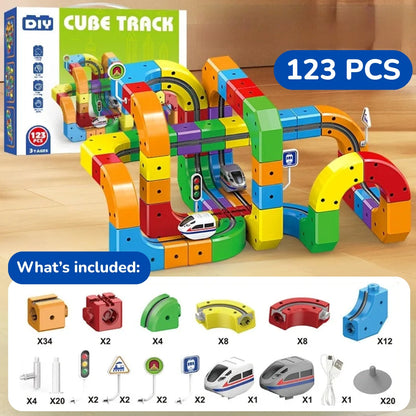 BuildiBlox™ STEM Learning Train Track Set