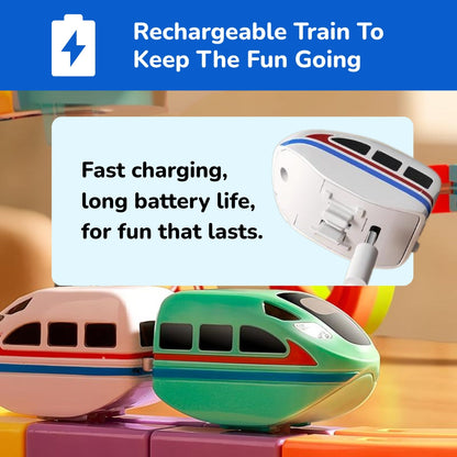 BuildiBlox™ STEM Learning Train Track Set